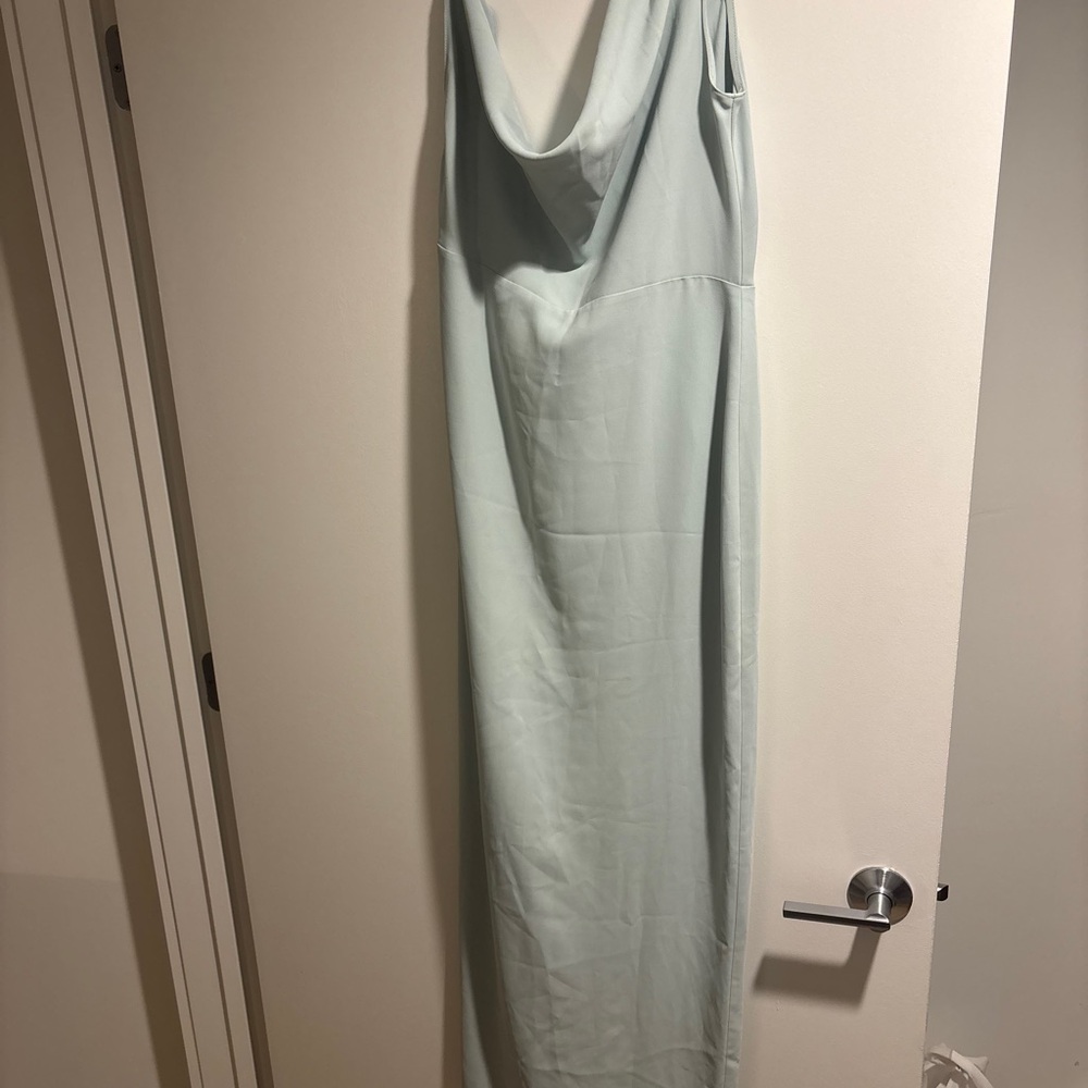 X REVOLVE Arial Gown in Thyme by AMANDA UPRICHARD